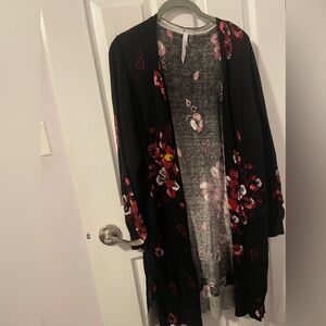 NY collection floral cardigan XL